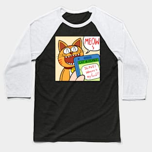 Comic cat talk Baseball T-Shirt